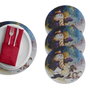 Hermia Manteles Individuales Multicolor Set de 4 Piezas 37 cm